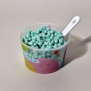 Vente en gros de délicieuses mini-crèmes glacées aux perles aromatisées au sel marin, saveur personnalisée, crème glacée moléculaire aux perles surgelée, 50g, prête à consommer - Product Image 3