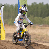 Moto électrique tout-terrain pour enfants, cadre léger en alliage d'aluminium, système de freinage à disque hydraulique, amortisseur avant, divertissement en plein air, approvisionnement B2B