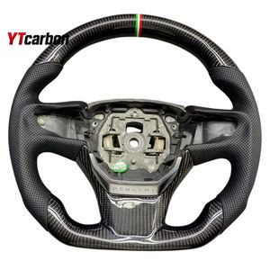 YTcarbon para <span class=keywords><strong>Duster</strong></span> Stepway MCV, piezas de automóvil, accesorios interiores de coche, volante de fibra de carbono Real personalizado - Product Image 4