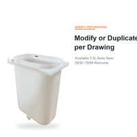 Fabricant de Pots à Sauce Personnalisés OEM, Pot à Condiment avec Pompe de Qualité Alimentaire 3,3L pour Restaurant, Fast-Food, Bar à Salades