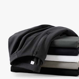 Sudaderas de Cuello Alto con Cierre de Cremallera para Hombre, al por Mayor, con Logotipo Personalizado, de Alta Calidad, Estilo Casual de Negocios, Elegantes, Directo de Fábrica - Product Image 3