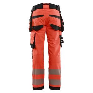 BLAKLADER - 112216485599D124 Pantalones de alta visibilidad Elásticos en 4 direcciones Rojo hi-vis/negro-EAN 7330509907221 ROPA DE TRABAJO DE 2017 - Product Image 2