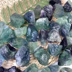 Tinh Thần Tự Nhiên Cầu Vồng Fluorite Đá Thô Chip Sụt Giảm Reiki Màu Tím Màu Xanh Lá Cây Tinh Thể Nguyên Đá Khoáng Chất Cho Thiền - Product Image 6