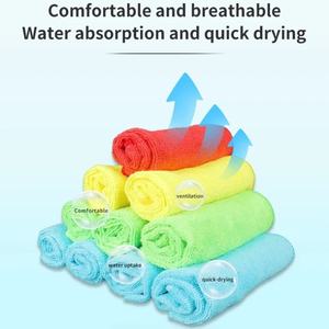 ผ้าไมโครไฟเบอร์ทำความสะอาด MSJ ขนาด 30x30 ซม. สำหรับรถยนต์และครัว ใช้เช็ดและเช็ดแห้ง - Product Image 5