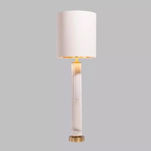 โคมไฟตั้งโต๊ะหินอ่อนแบบโพสต์โมเดิร์น E27 LED 220V สำหรับห้องนั่งเล่นเพื่อการศึกษา - Product Image 1