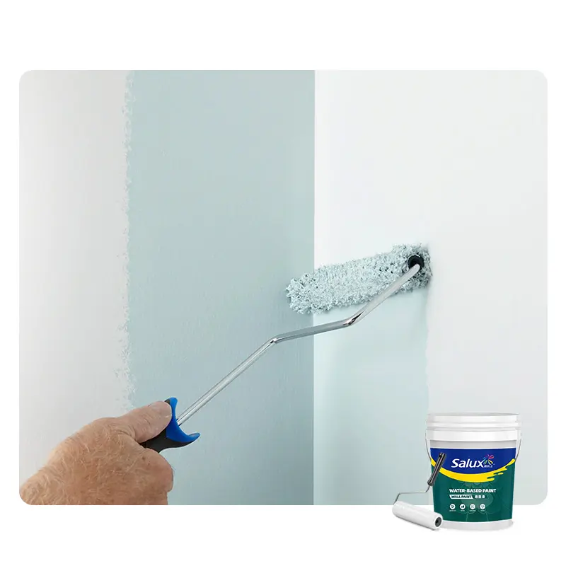 Ev iç duvar kaplama boya kapalı Anti nemli su geçirmez duvar boya ev iç boya renk