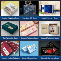Boîte cadeau en papier rigide personnalisée en gros avec logo et insert en mousse pour l'emballage de cosmétiques et de bijoux