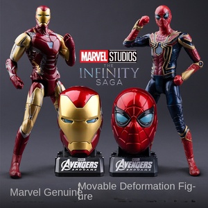 Figurines d'<span class=keywords><strong>action</strong></span> <span class=keywords><strong>Spider</strong></span>-<span class=keywords><strong>Man</strong></span> <span class=keywords><strong>Marvel</strong></span> faites à la main nouveau modèle en PVC jouet cadeau unisexe Anime accessoires caractéristiques boîte de personnage assemblage - Product Image 3