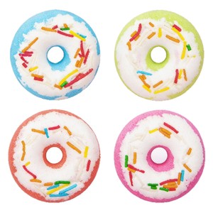 Bola de Sal de Baño Artesanal de 80g, Bomba de Baño Multiburbujas con Diseño Floral, Regalo Relajante de Cumpleaños para Niños - Product Image 5