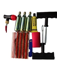 Kit de <span class=keywords><strong>réparation</strong></span> et de gonflage de pneus <span class=keywords><strong>VTT</strong></span> <span class=keywords><strong>Tubeless</strong></span> noir pour outils de magasin - Product Image 2
