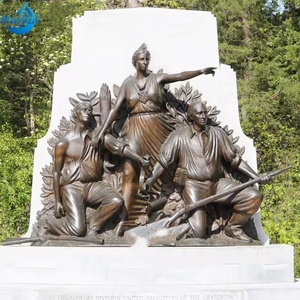 Statua in Bronzo a Grandezza Naturale dei Tre Guerrieri del Vietnam per Parco Commemorativo o Giardino - Product Image 6