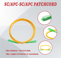 Kabel Patchcord Fiber Optik Simplex Duplex SM 3.0mm 3m 5m Harga Pabrik PVC atau LSZH Fiber Optik Jumpler untuk Ftth