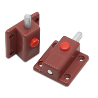 Accessoires de meubles Bouton poussoir pour ouverture automatique Interrupteur en plastique pour porte de placard ou de meuble à ouverture automatique par ressort