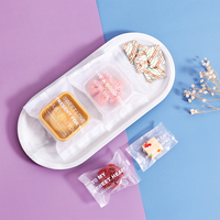 Emballage de bonbons en plastique transparent souple à faible quantité minimale de commande emballage thermoscellé pour gâteau de lune Cookie Festival de la mi-automne aliments Film étirable Snack