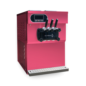 Sunmax Chất Lượng Cao Thương Mại Thép Không Gỉ Mềm Phục Vụ Máy Kem 2 + 1 Hương Cả-Hạt Sữa Trái Cây Bảng Top Mô Hình - Product Image 3