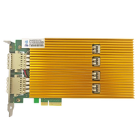 Adaptor Bypass Server Ethernet Quad-Port, peralatan serat Chip Gigabit Intel I350AM4