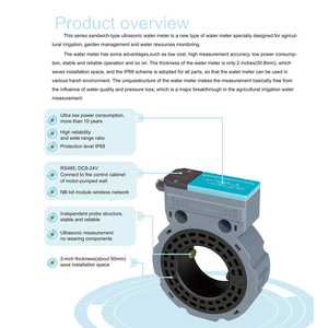 <span class=keywords><strong>Meter</strong></span> Aliran Ultrasonik Tipe Kartu Clip-On dengan Daya Baterai Cerdas <span class=keywords><strong>Meter</strong></span> Air Tipe Kartu <span class=keywords><strong>Meter</strong></span> Air Ultrasonik - Product Image 4