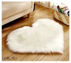 super soft luxury faux fur rug carpet washable polyester sheepskin shaggy area rugs for home living room