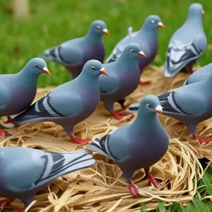 หุ่นล่อพิราบล่าเหยื่อรุ่นใหม่ สมจริง น้ำหนักเบา ทำจาก EVA สำหรับตกแต่งสวน - Product Image 5