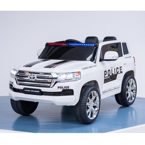 Voiture de <span class=keywords><strong>police</strong></span> électrique pour enfants sous licence Toyota, voiture à batterie pour enfants avec musique et lumières - Product Image 3