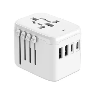 4 cổng USB Type-C sạc nhanh phổ Travel Adapter khuyến mại Quà tặng USB phích cắm ổ cắm sạc chúng tôi anh EU AU