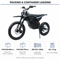 Moto tout-terrain électrique M7 Ultra 2800W 7000W de pointe, moteur central, suspension à amortisseur à air 25AH, pour adolescents, motocross, fournisseur OEM en gros