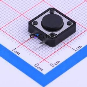 TSA122G43-250 Tactile Switch Through hole Component (THT) Switch Single Pole Single Throw Round Button 2.5N Through Hole - Product Image 1