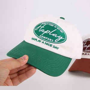 Cappelli da Baseball Non Strutturati a 5 Pannelli con Visiera Leggermente Curva e Patch Ricamata in Cotone - Product Image 1