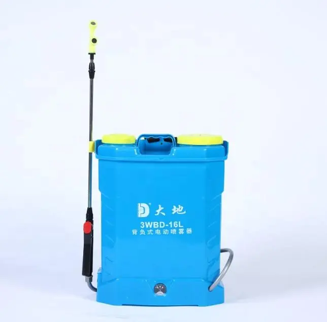 Agricultural intelligent backpack type 16L electric spray rechargeable disinfection boom sprayer machine