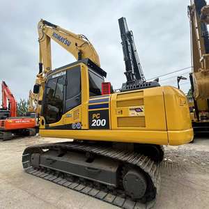 Excavadora de orugas hidráulica usada original Komatsu PC220, maquinaria pesada usada Komatsu PC220, excavadora en stock - Product Image 5