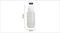 Bouteille à pompe plate carrée mate en PE de 300 ml pour savon liquide, désinfectant pour les mains, shampoing, soins personnels