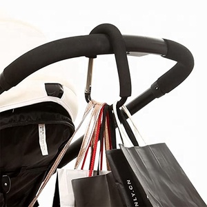 Crochets de <span class=keywords><strong>poussette</strong></span> durables à prix d'usine, crochet à Clip unique de grande taille pour suspendre les sacs à provisions - Product Image 2