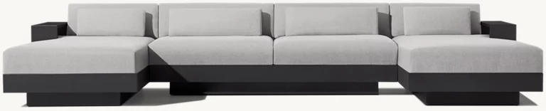 Patio Furniture Metal Aluminum Outdoor Patio Furniture Villa Garden Sofa Set