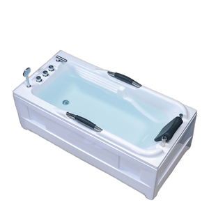 <span class=keywords><strong>Baignoire</strong></span> SPA moderne autoportante en acrylique avec jets d'air <span class=keywords><strong>et</strong></span> robinet <span class=keywords><strong>de</strong></span> <span class=keywords><strong>douche</strong></span>, <span class=keywords><strong>baignoire</strong></span> <span class=keywords><strong>de</strong></span> massage - Product Image 3