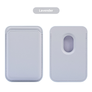 Support de téléphone magnétique en cuir PU avec fente pour cartes pour montage sur bureau - Product Image 2
