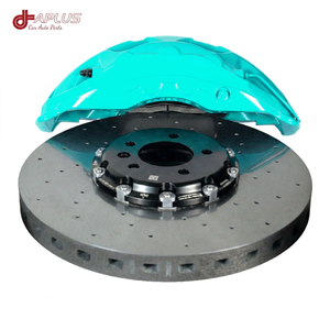 Kit de frenos cerámicos BBK de alto rendimiento, delantero de 10 pistones + trasero de 1 pistón para Audi A7/A8 S7/S8 con tapa central flotante - Product Image 2