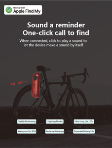 Localizador GPS Inteligente Rojo con Sensor de Movimiento y Luz, Dispositivo de Rastreo Mini Impermeable para Correr al Aire Libre - Product Image 2
