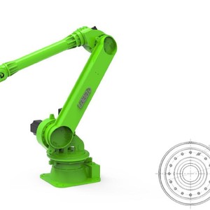 Robot articulado de 6 ejes con alcance de 0.75 m, robot de asistencia eléctrico servoaccionado - Product Image 2