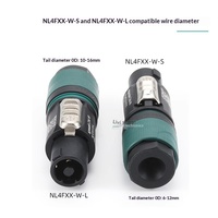 Connecteur audio SpeakON amélioré, tête Ohm NL4FXX-W-S/L, fabriqué en Chine pour amplificateur