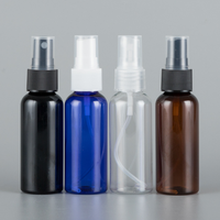 Flacon pulvérisateur vide en plastique transparent blanc ambré PET 30ml 50ml 100ml 120ml 150ml 200ml pour emballage cosmétique