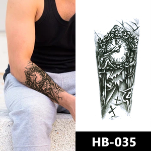 Tatuaje Temporal de Moda <span class=keywords><strong>para</strong></span> Rostro y Cuerpo, Sexy, a Todo Color, de Media Manga, Resistente al Agua, Producción Personalizada de Fábrica al por Mayor - Product Image 4