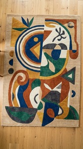 Tapis marocain moderne fait main en laine nouée à la main, motif géométrique, tapis berbère de qualité supérieure pour salon et chambre à coucher - Product Image 4