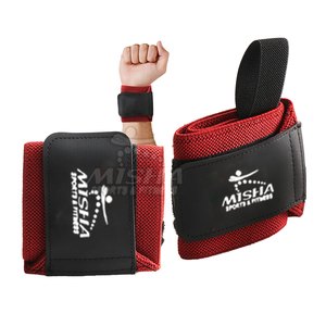 Muñequeras de neopreno personalizadas OEM al por mayor soporte de gimnasio de levantamiento de pesas de alta calidad para muñequera de Fitness personalizada Unisex - Product Image 1
