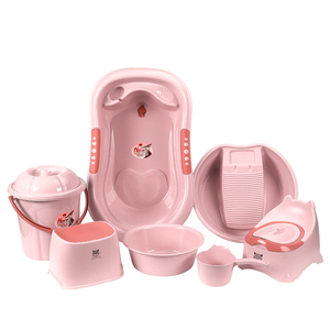 Ensemble de <span class=keywords><strong>baignoire</strong></span> pour bébé 7 pièces/ensemble, prix de gros, un cadeau spécial et attentionné pour votre ange, à prix abordable - Product Image 5