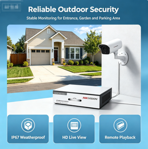 Sistema de Seguridad PoE de 16 Canales HIK, Grabador de Video DS-7616NXI-12/16P/S, 16 Canales, 1U, 16 POE, AcuSense, 4K, NVR Inteligente con Análisis - Product Image 2