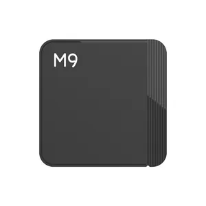 M9 4k智能电视盒IATV安卓电视盒安卓11操作系统2GB16GB S905Y4大数字按钮遥控盒