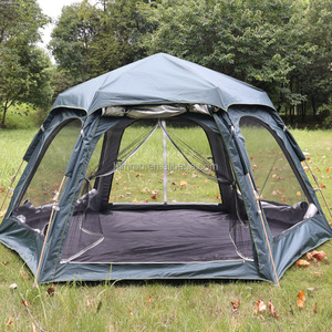 Carpas Hexagonales Plegables Portátiles <span class=keywords><strong>de</strong></span> Apertura Rápida Totalmente Automática para 3-4 Personas, para Acampar al Aire Libre en la <span class=keywords><strong>Playa</strong></span>, Protección contra la Lluvia - Product Image 2