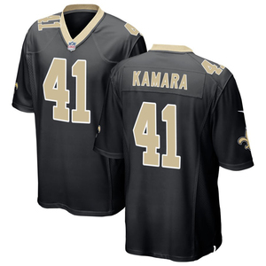 Maillots de football américain personnalisés 2026 noirs New Orleans, uniformes brodés pour jeunes, vêtements de sport avec logos - Product Image 5