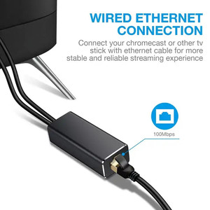 Adaptateur de carte réseau Ethernet USB d'usine d'origine Micro USB Alimentation vers RJ45 10/100 Mbps pour <span class=keywords><strong>Fire</strong></span> TV <span class=keywords><strong>Stick</strong></span> - Product Image 4