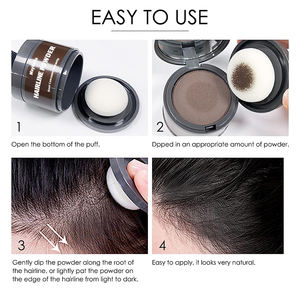 Racine retouche 3 couleurs noir brun foncé brun délié poudre personnalisé couvrir délié poudre Oem - Product Image 6